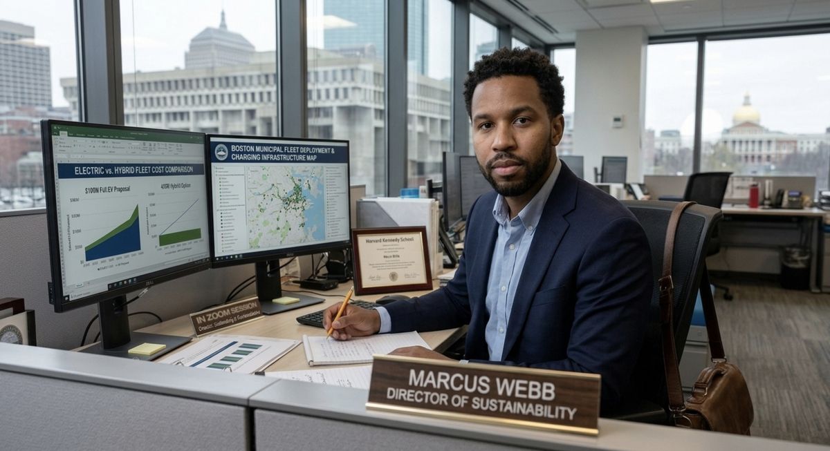 Marcus Webb at his desk
